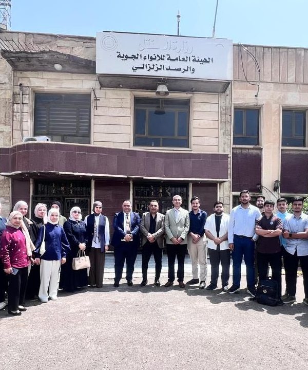 قسم نظم المعلومات التطبيقية يجري زيارة علمية إلى الهيئة العامة للأنواء الجوية والرصد الزلزالي