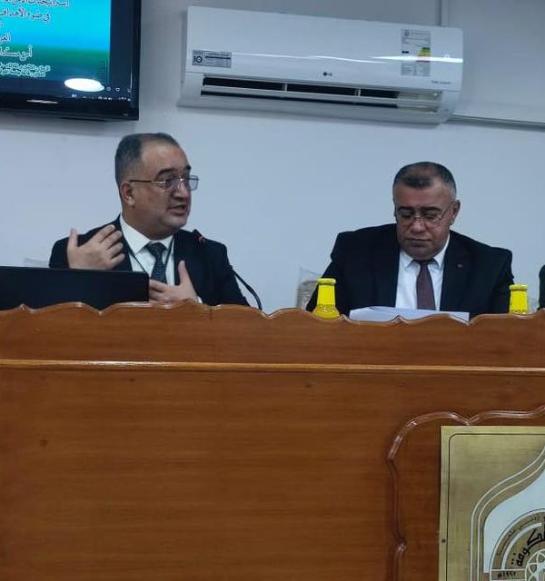 في جامعة الكوفة.. رئيس قسم الفلسفة وعلم الاجتماع يشارك في مؤتمر علمي
