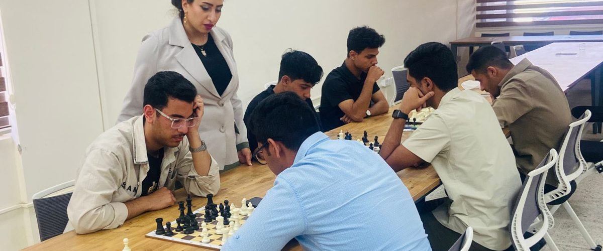 وحدة النشاطات الطلابية تختتم بطولة التميّز الذهني للشطرنج لطلبة كلية التميّز